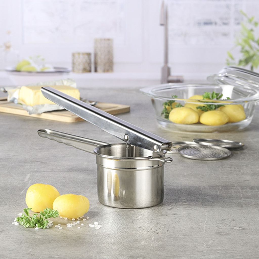 Edelstahl-Kartoffelpresse-Spaetzlepresse-Spaghettieispresse-mit-3-Locheinsaetzen-Edelstahl--Kartoffelpresse--Spaetzlepresse--Spaghettieispresse--Locheinsaetze--Presse--Kartoffel--Spaetzle-.JPG