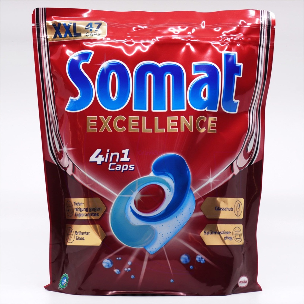 [18322] Somat Excellence 4-in-1 Spülmaschinen Caps 47 Stück Tiefenreinigung (1)