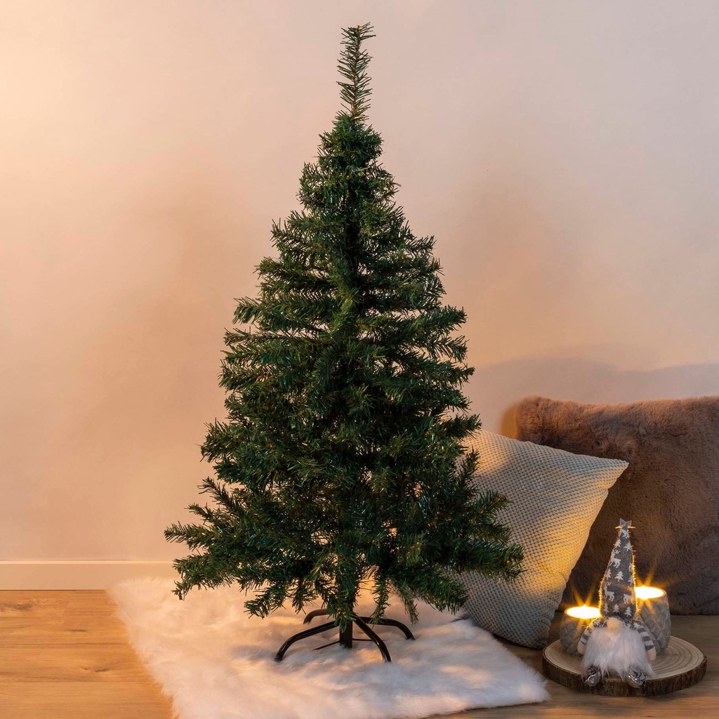 Künstlicher Weihnachtsbaum 120 cm mit Ständer, grüner Tannenbaum