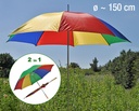 Sonnenschirm Strandschirm Gartenschirm Schirm Regenschirm XXL ø130cm