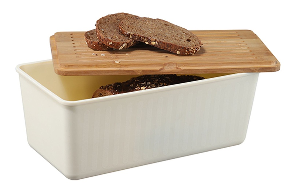 Brotkasten mit Deckel & Schneidebrett Holz
