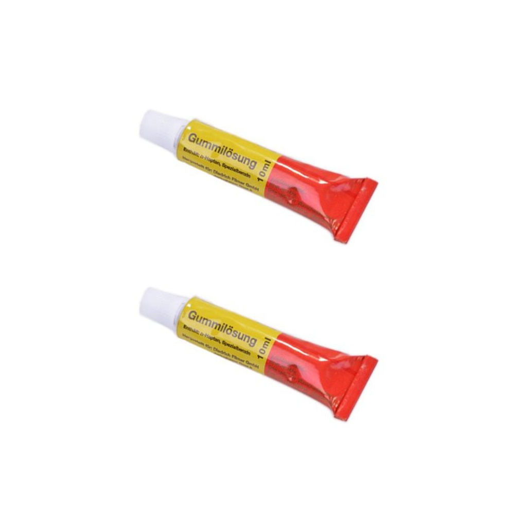2er Gummilösung Flickzeug Fahrrad Reparatur