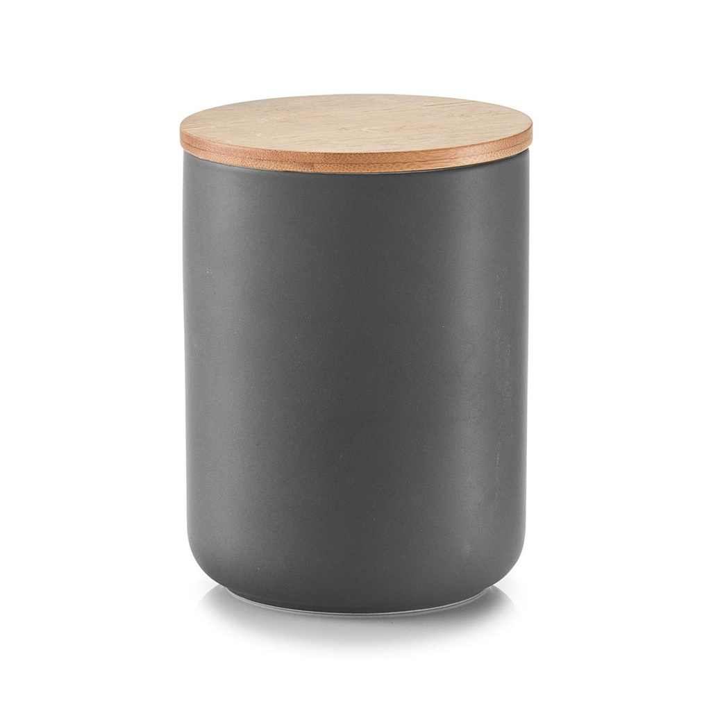 Zeller Keramik Vorratsdose, Bambusdeckel, 1150ml