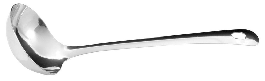 [14837] FACKELMANN Schöpflöffel 30 cm LARA, Küchenhelfer aus Edelstahl(Silber)