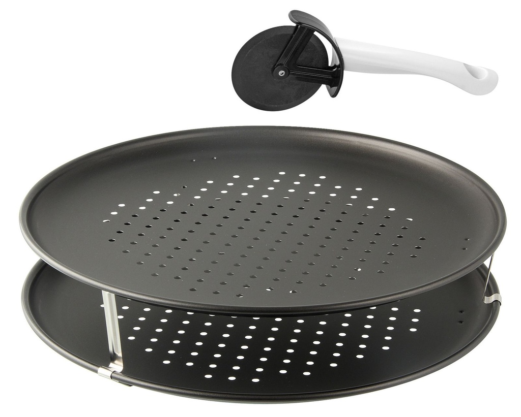 Zenker Pizza Stahlblech Set 6-tlg. Antihaft