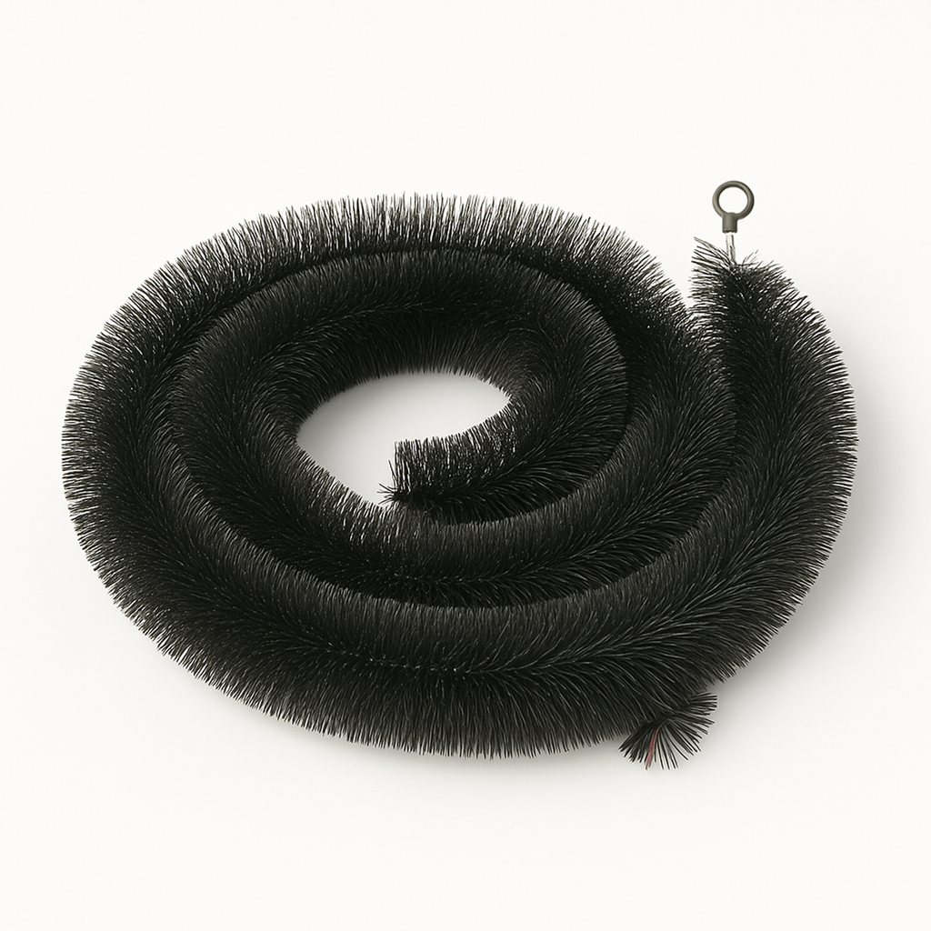 Rinnen Reinigungsbürste 400cm x 12cm flexible Dachrinnenbürste aus PP
